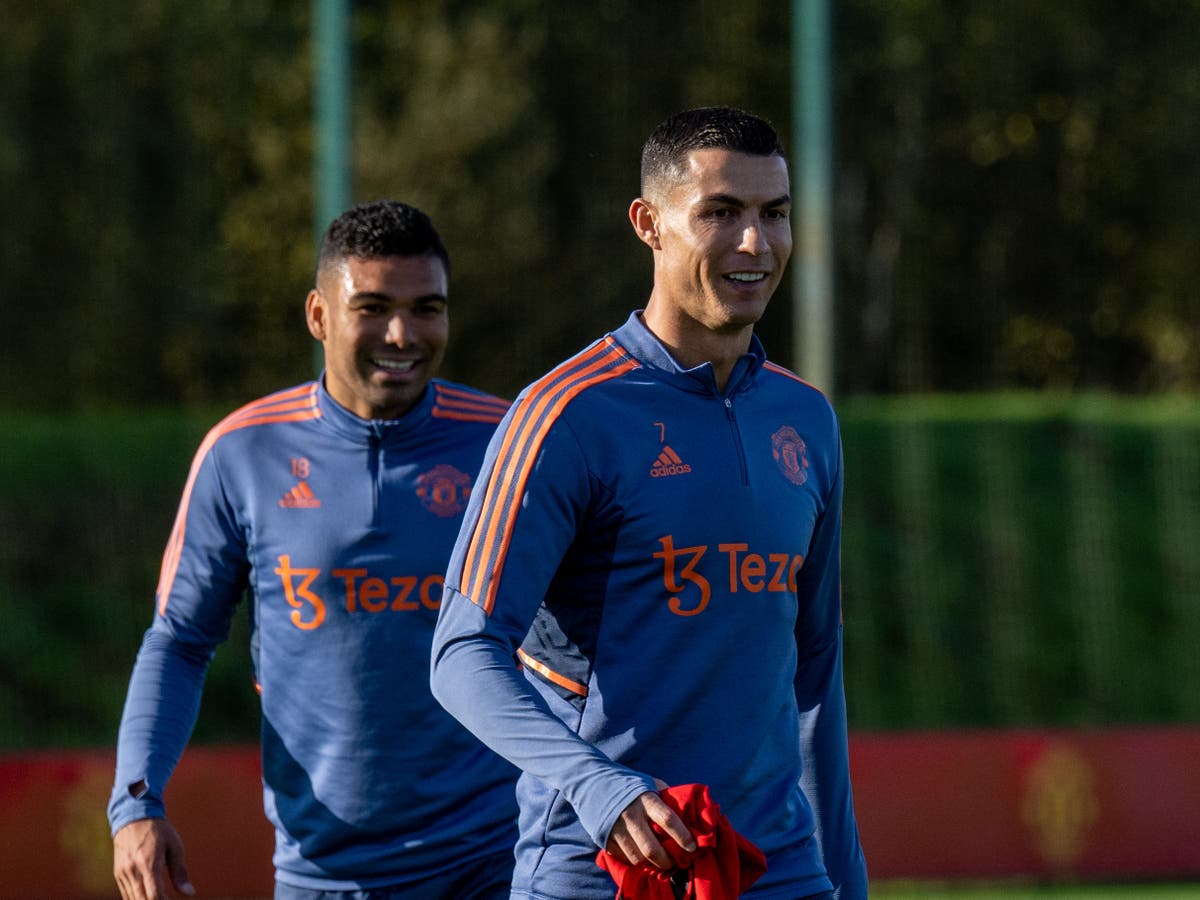 Ronaldo Train Cristiano Ronaldo back training with Manchester United first team | The ...