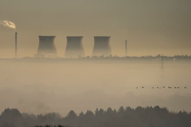 Cooling towers at Ferrybridge Power Station Ferrybridge are surrounded by fog in Ferrybridge, Yorkshire (Danny Lawson/PA)