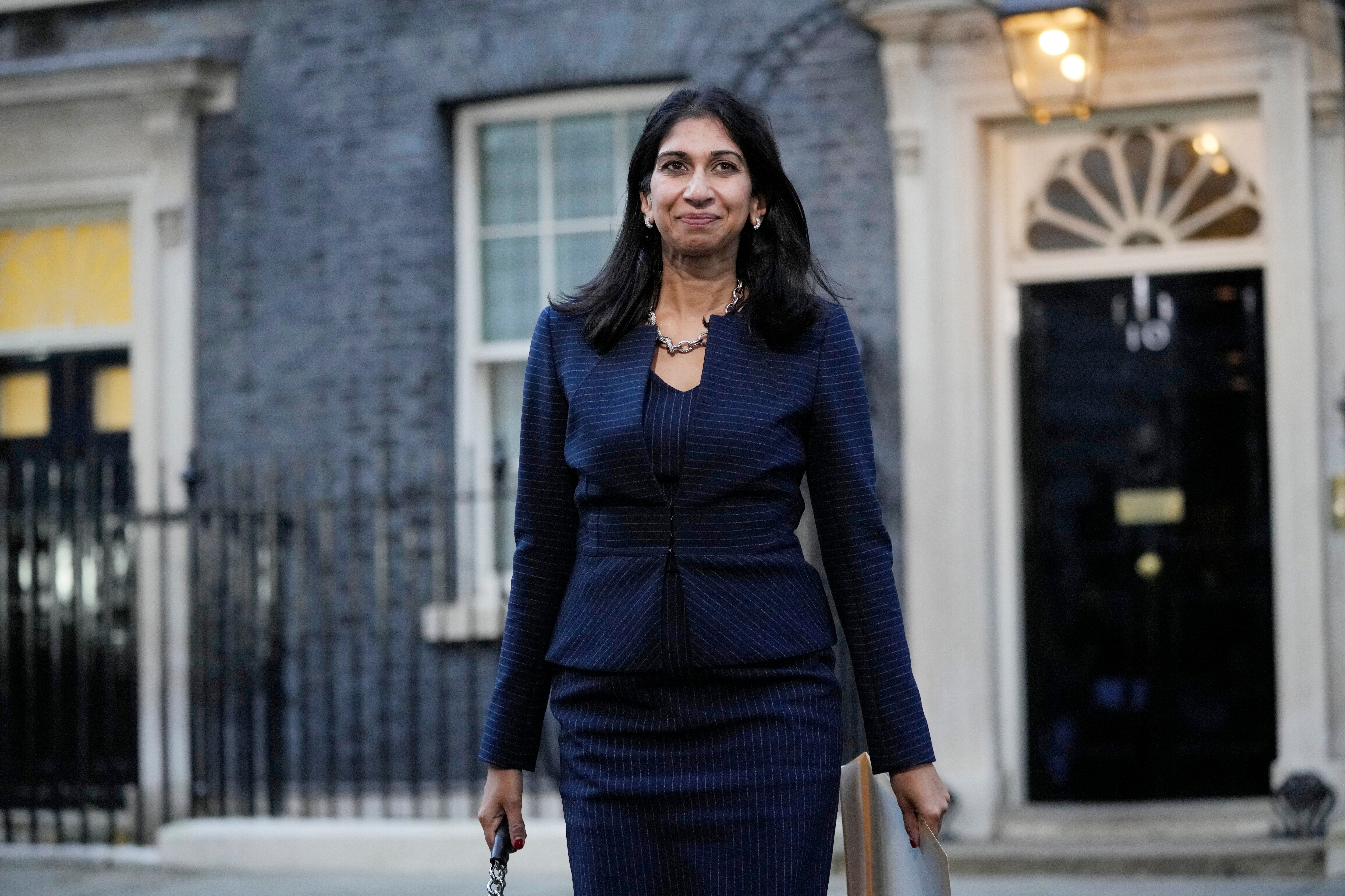Suella Braverman’s surprise return to Home Secretary was announced Tuesday evening