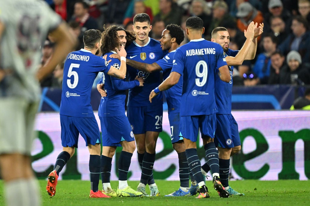 Havertz crashed a brilliant shot off the underside of the bar as Chelsea ended Salzburg’s 40-match unbeaten home run