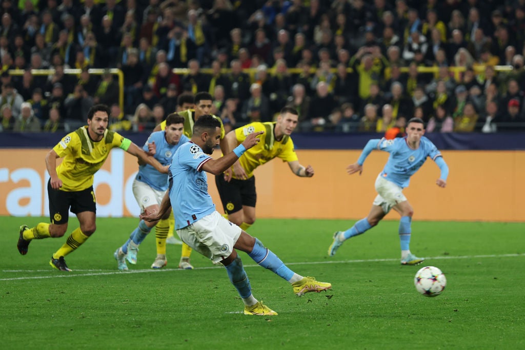 Borussia Dortmund vs Manchester City Champions League result and final score as Riyad Mahrez misses penalty