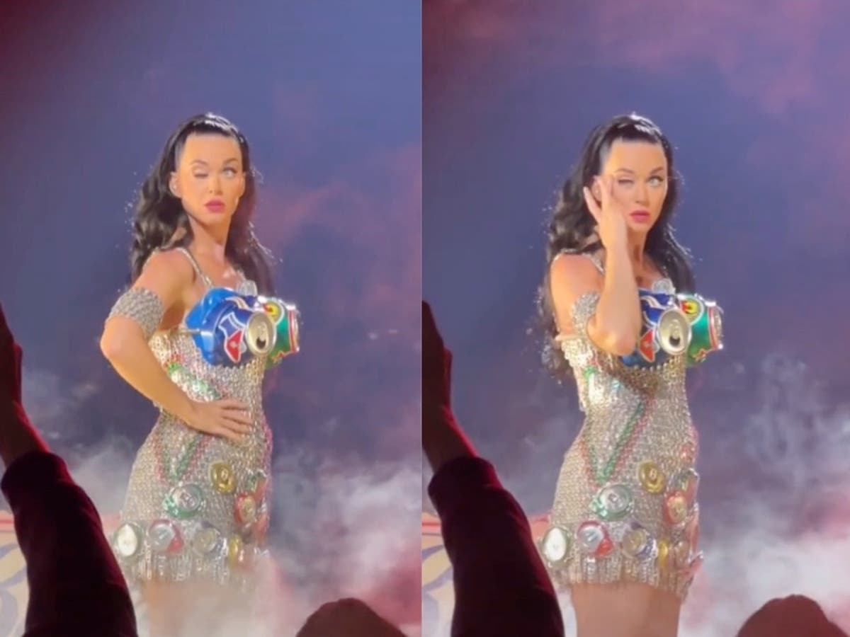 Katy Perry mengkhawatirkan penggemar dan memicu teori setelah kelopak matanya tampak lumpuh selama konser