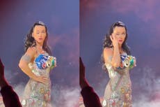 Katy Perry worries fans, sparks theories after her eyelid appears paralysed during concert