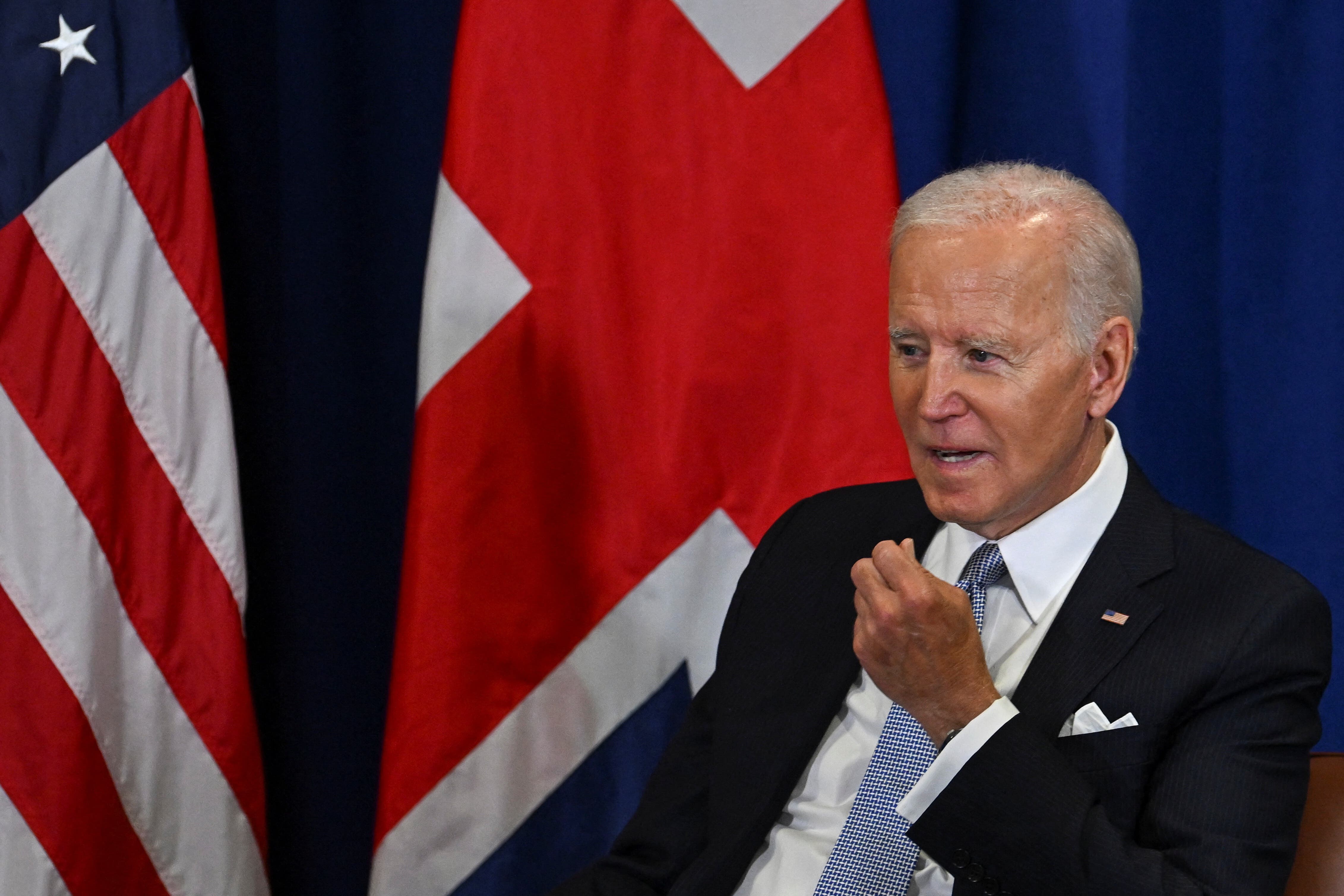 US President Joe Biden spoke with Rishi Sunak on Tuesday (Toby Melville/PA)