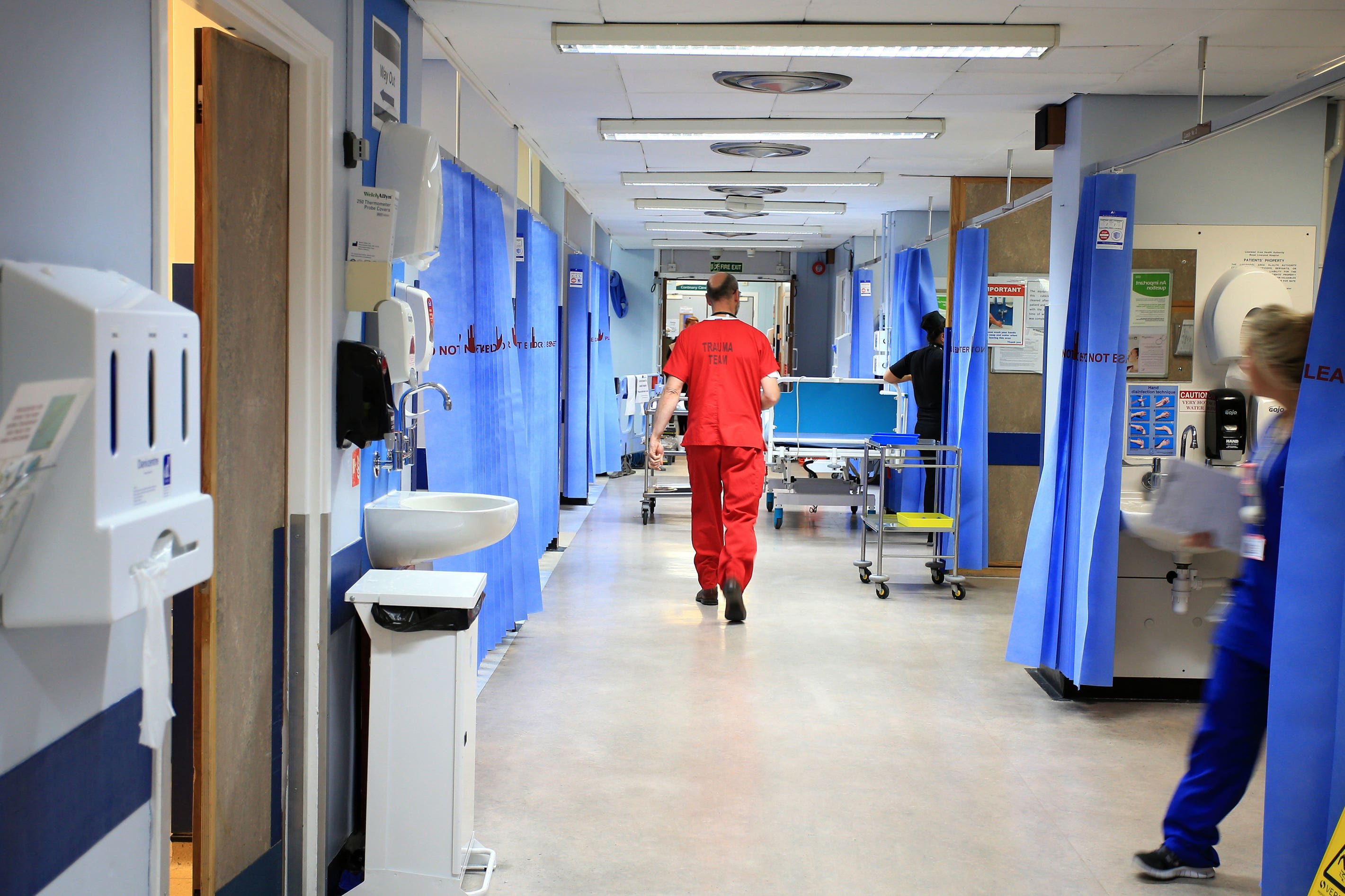 NHS leaders fear that they will need to raid existing budgets to prevent bed blocking this winter (Peter Byrne/PA)