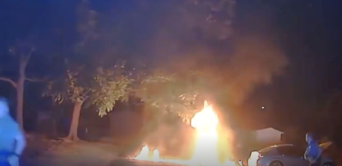 Man bursts into flames after being tasered during arrest in Arkansas