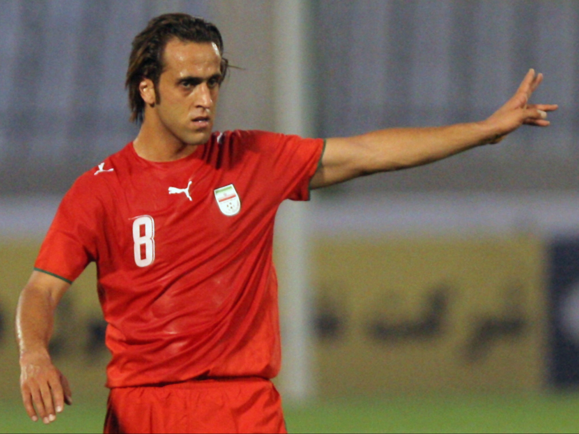 Ali Karimi played 127 times for the Iranian national team