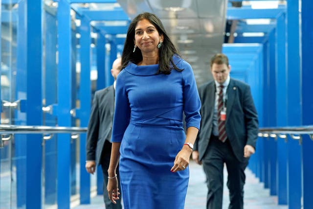 Suella Braverman said she made a ‘mistake’ which she conceded was a ‘technical infringement’ of the rules (Jacob King/PA)