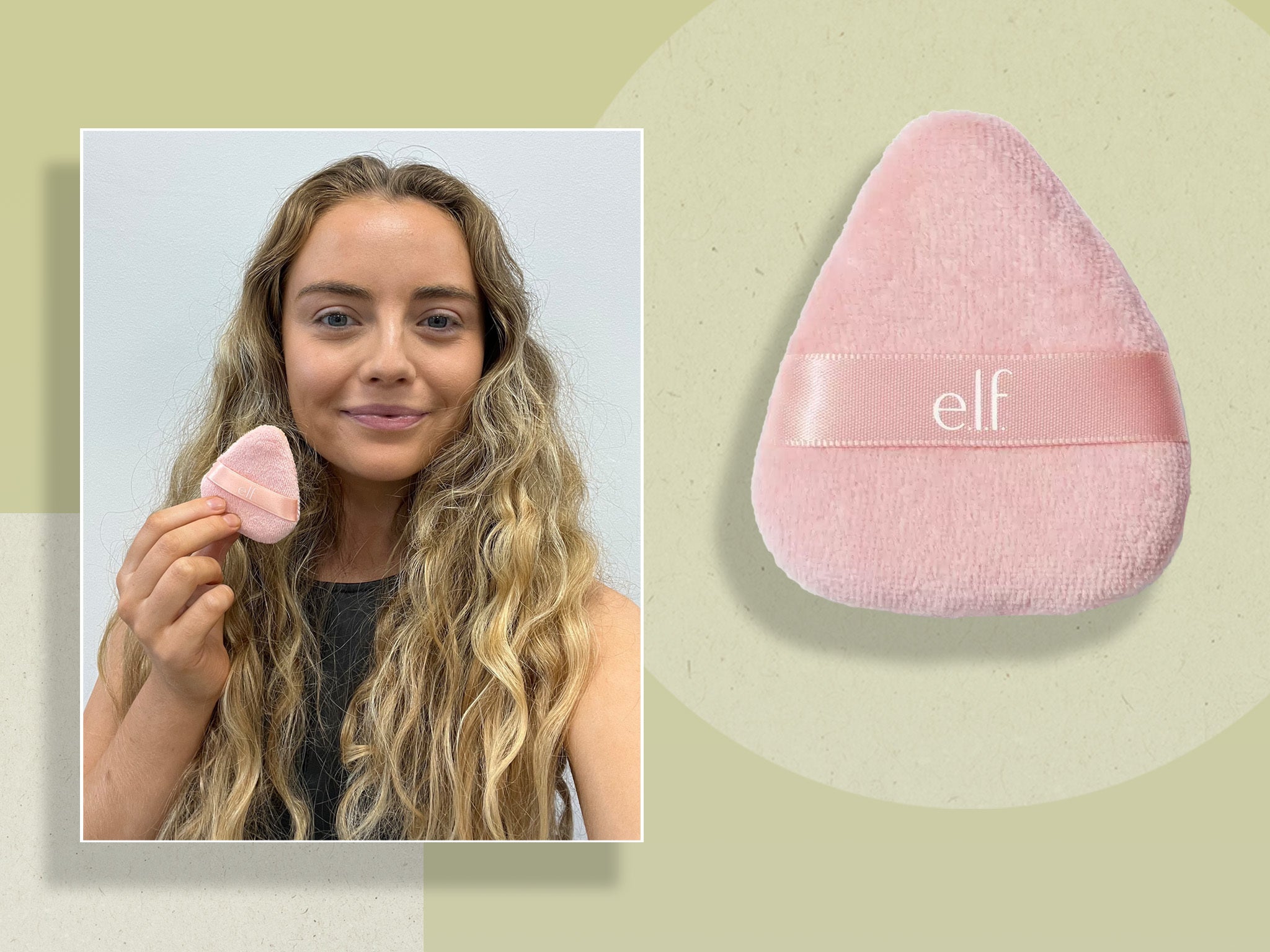 TikTok Trials: Elf halo glow makeup powder puff review