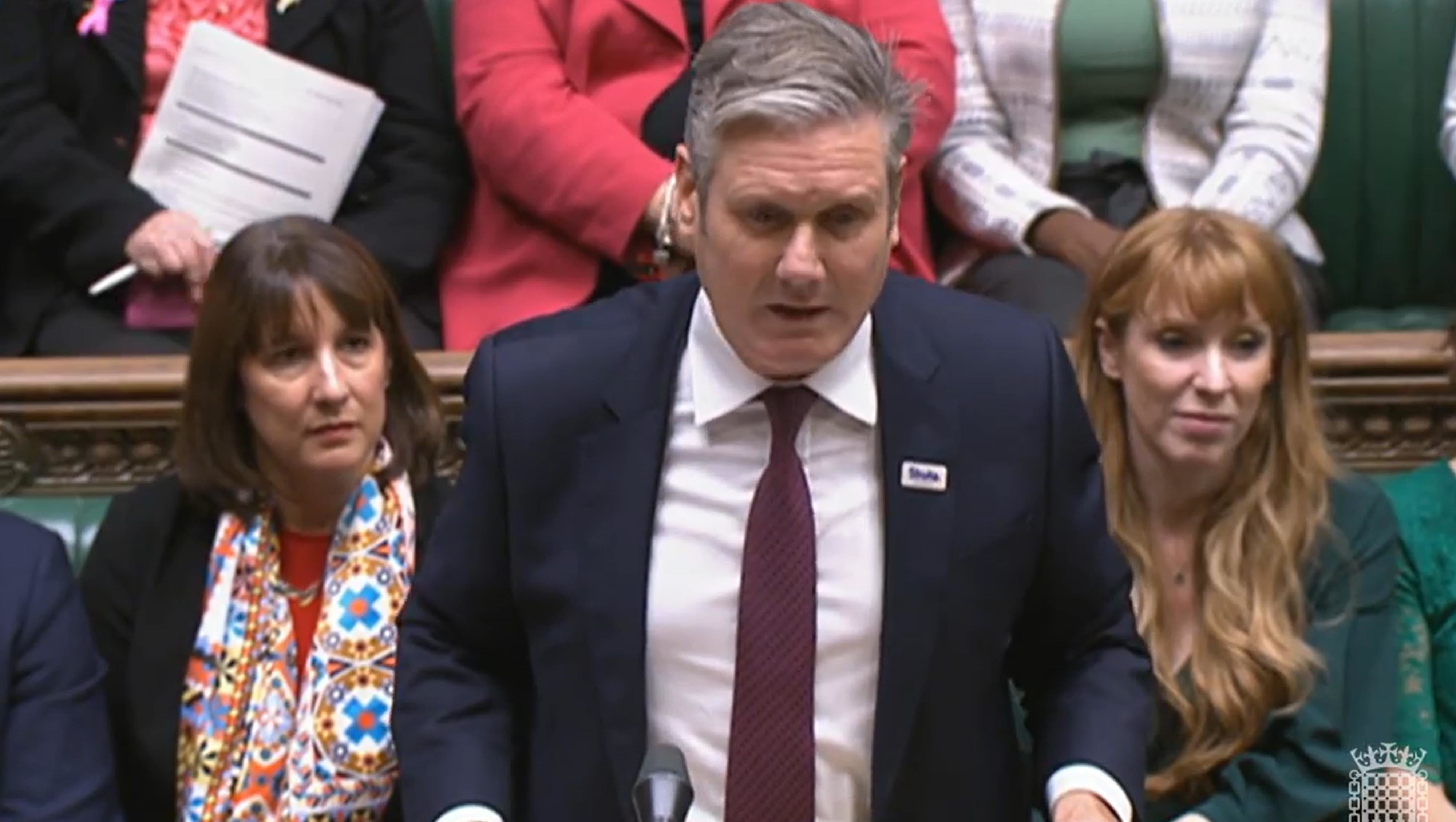 The lead enjoyed by Keir Starmer’s Labour has dropped but they are still well ahead