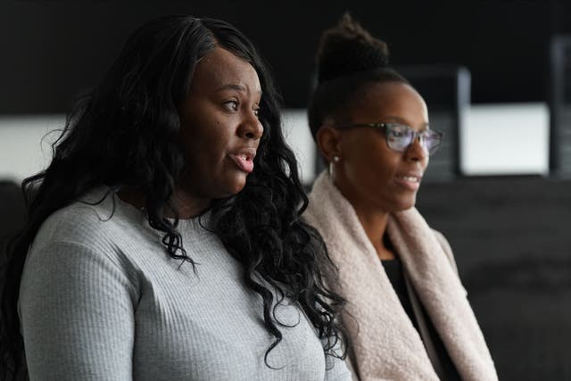 Sisters Deborah Couson, left, and Margaret Couson, right, have appealed for witnesses to come forward with information about their brother’s death (James Manning/PA)