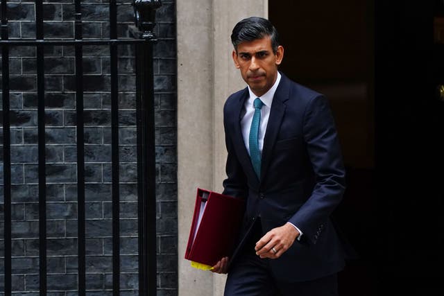 Rishi Sunak is tearing up ‘Trussonomics’ (Victoria Jones/PA)