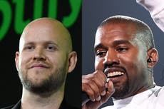 Kanye West: Spotify CEO reacts to rumours rapper’s music could be removed from streaming platform