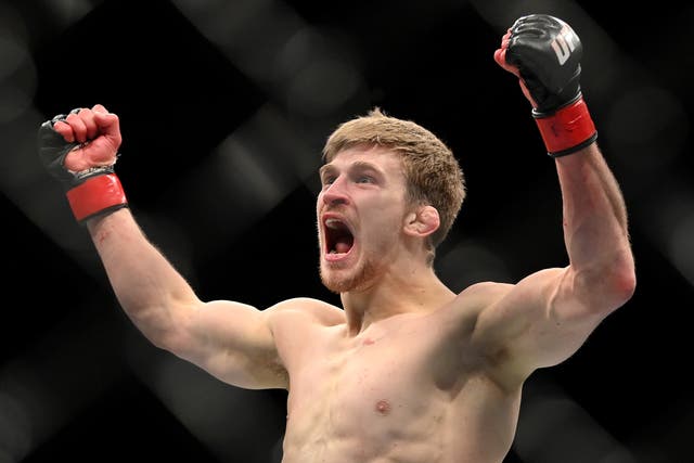 <p>Arnold Allen has won 11 fights in a row, including nine in the UFC</p>