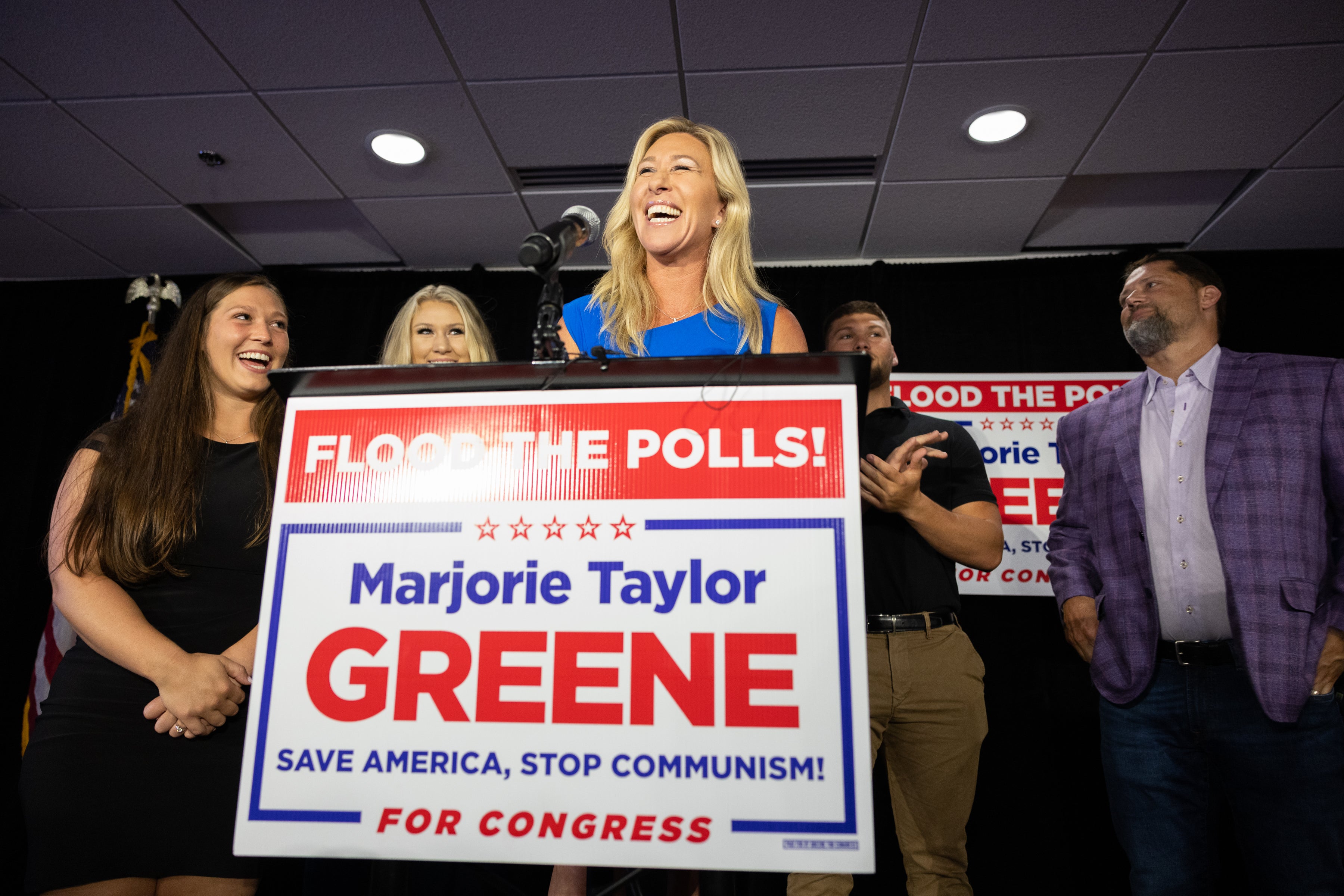 Marjorie Taylor Greene is hoping to continue winning big off anger and paranoia