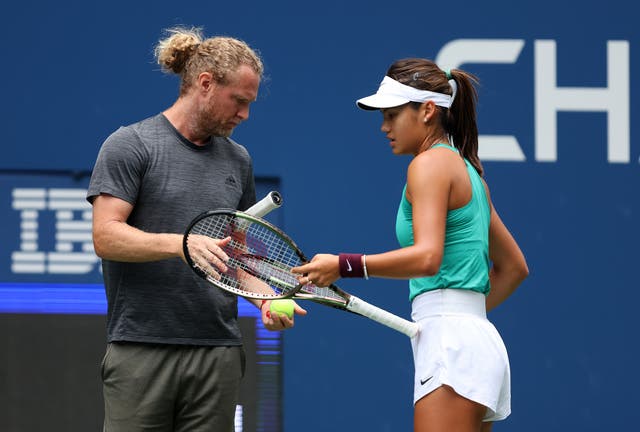 <p>Former world number 20 Dmitry Tursunov spent time working with Raducanu earlier this year on a trial period</p>