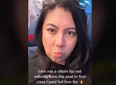 ‘I’m not a villain’: Woman defends herself for refusing to swap plane seats so family could sit together