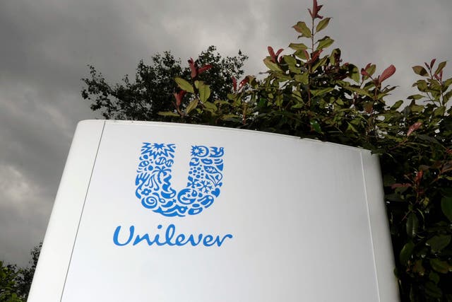 Unilever saw sales growth driven by rising prices (Tim Ireland/PA)