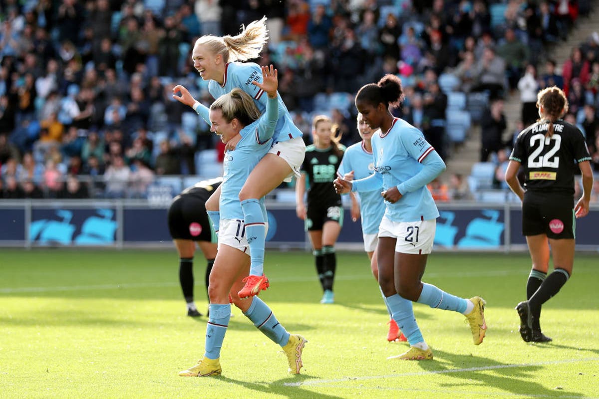 Manchester City Women switch shorts colour from white due to period concerns