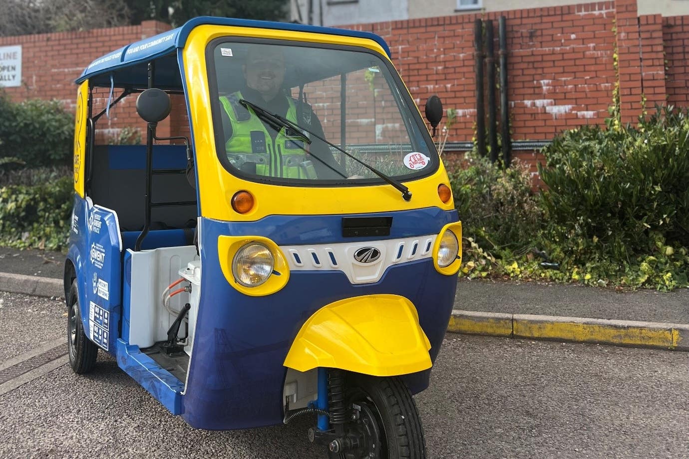 Tuk-tuks have been bought by Gwent Police in South Wales (Gwent Police/PA)
