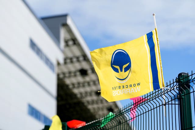 A general view of a flag at Sixways Stadium, home of Worcester Warriors Rugby Club (David Davies/PA)