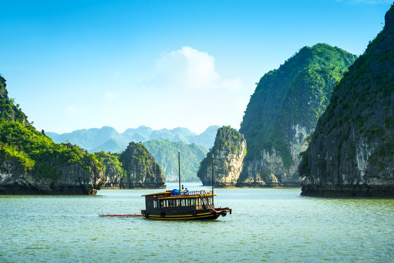 <p>Hạ Long Bay is one of Vietnam’s hottest sightseeing spots</p>
