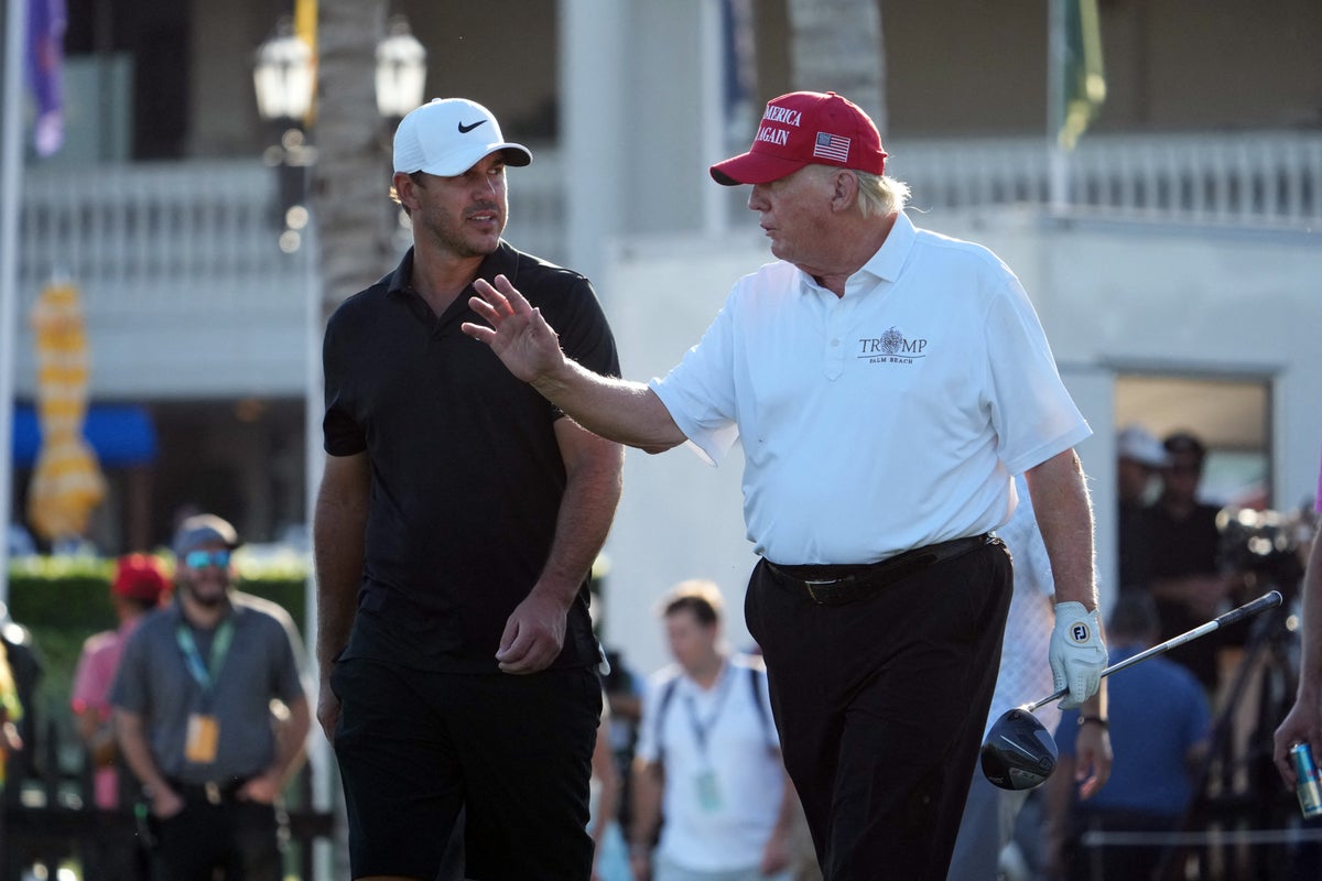 Trump brags about his golf skills and jabs Biden at Saudi-backed golf tournament