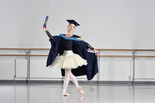 Constance Devernay-Laurence, 31, has achieved a first-class degree (Julie Howden/Scottish Ballet/PA)