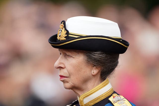 The Princess Royal has spoken of her shock at the ‘tragic loss of life’ following a fatal fire at a boarding school in Uganda she was due to visit (Tim Goode/PA)