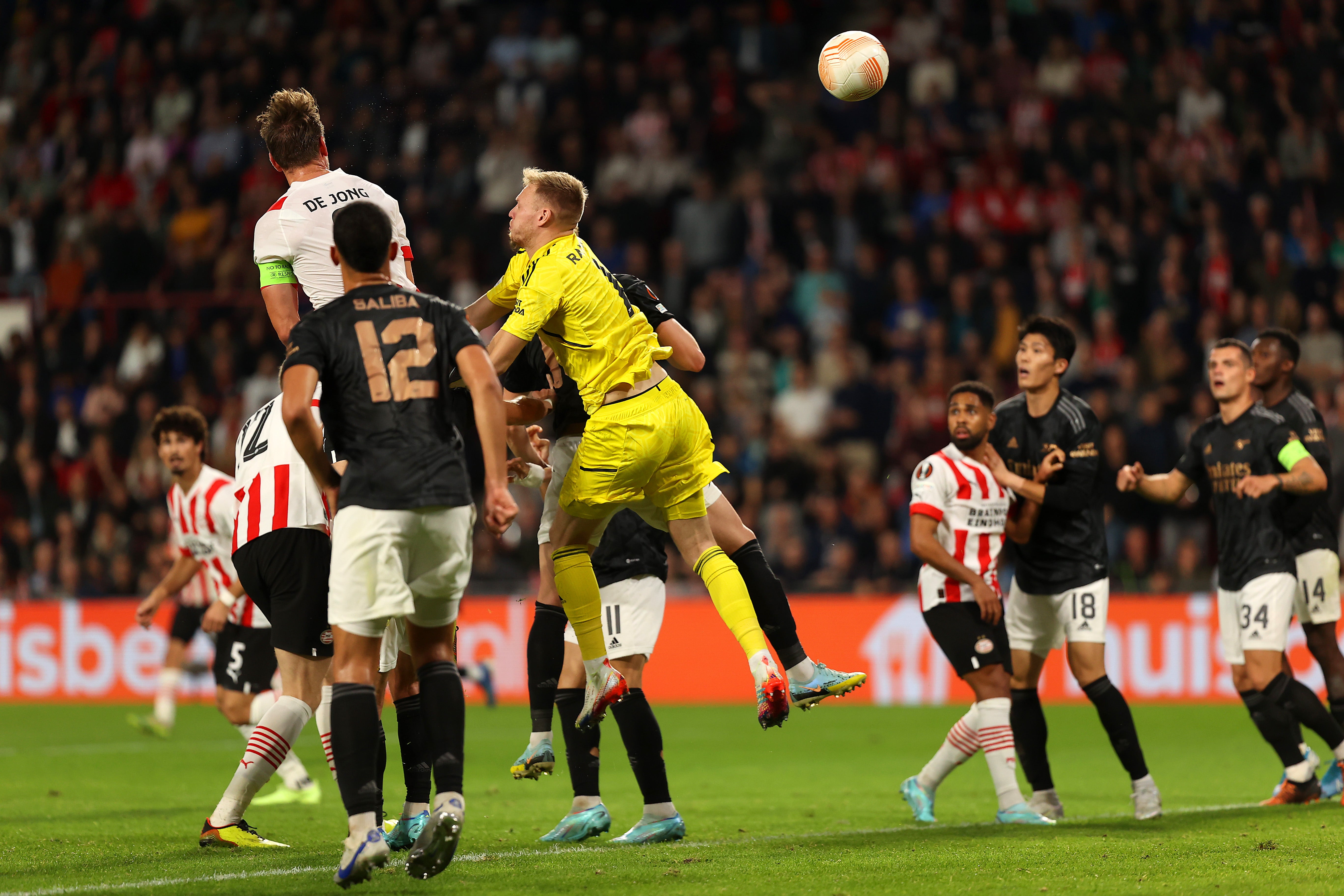 PSV vs Arsenal player ratings: Ramsdale and Holding struggle in Europa  League defeat | The Independent