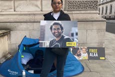 Alaa-Abdel Fattah: James Cleverly urged to secure release of British citizen on hunger strike in Egypt