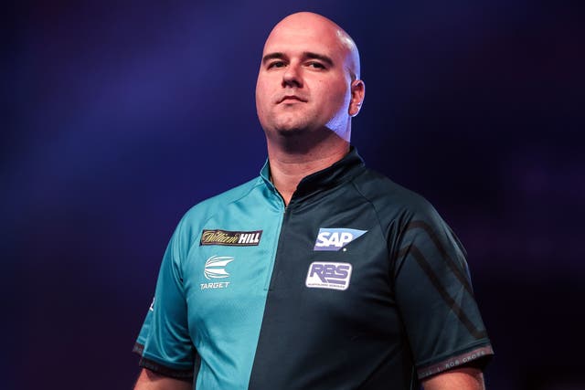 Rob Cross was beaten in the first round of the European Championship in Dortmund (Kieran Cleeves/PA)