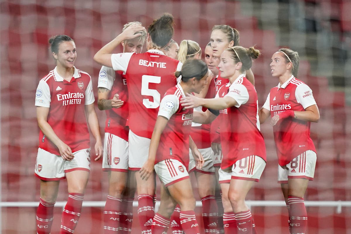 Arsenal make it two wins from two in Women&rsquo;s Champions League