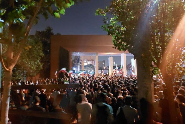 Iran Protest Campus Uprising