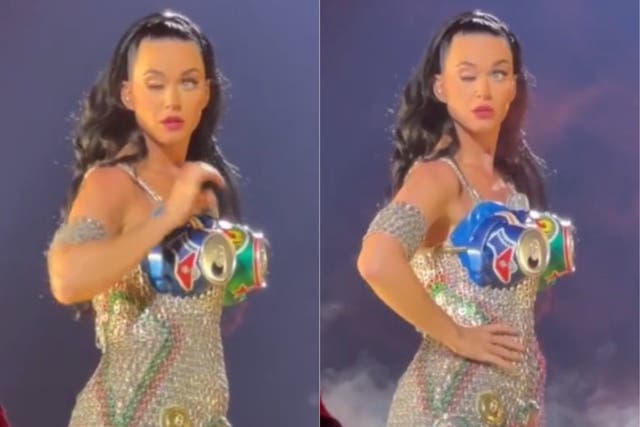 <p>Katy Perry performs in Las Vegas</p>