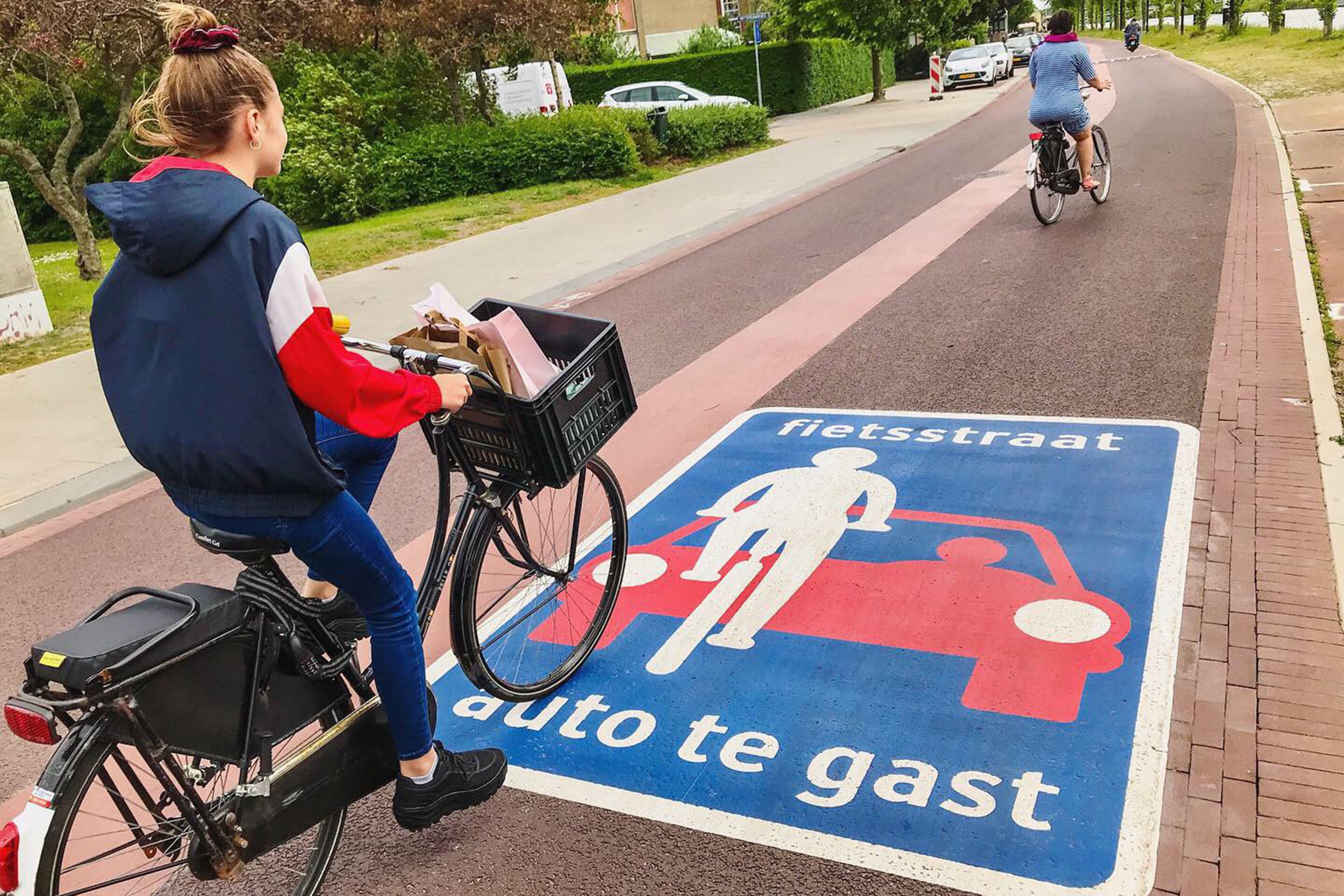 Dutch cycling infrastructure includes plenty of segregated bike lanes