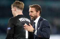 Jordan Pickford defends ‘brilliant manager’ Gareth Southgate ahead of World Cup