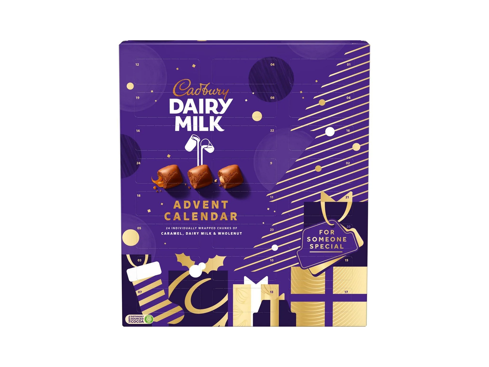 Cadbury dairy milk chunk advent calendar