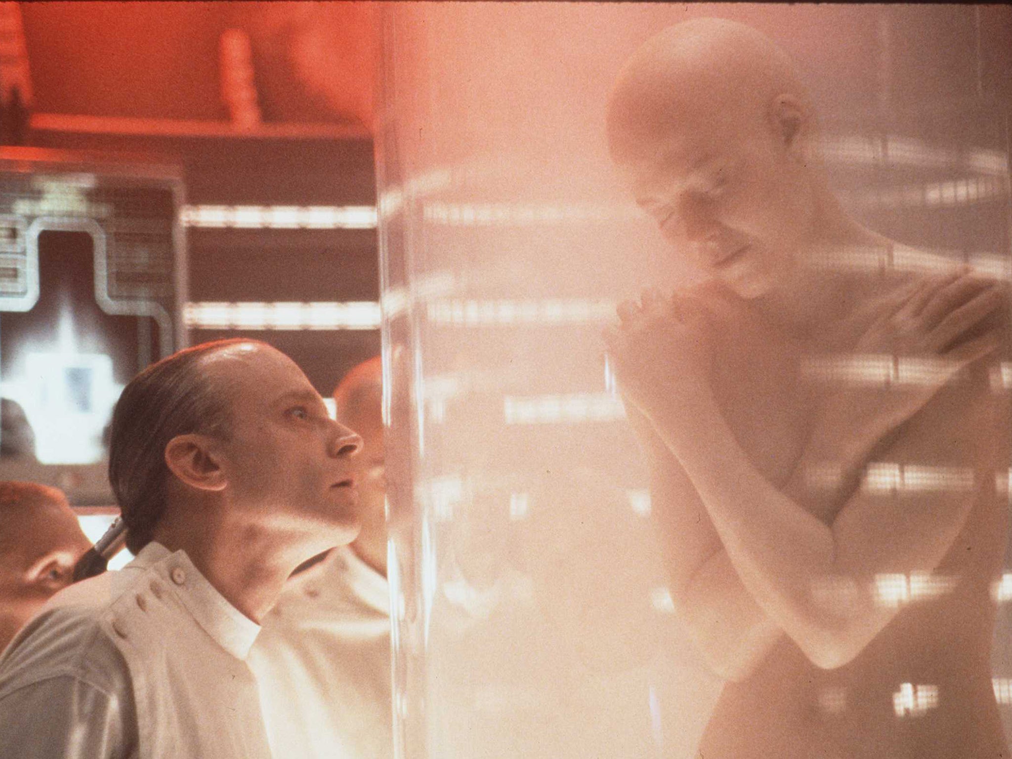 Brad Dourif and Sigourney Weaver in ‘Alien Resurrection’