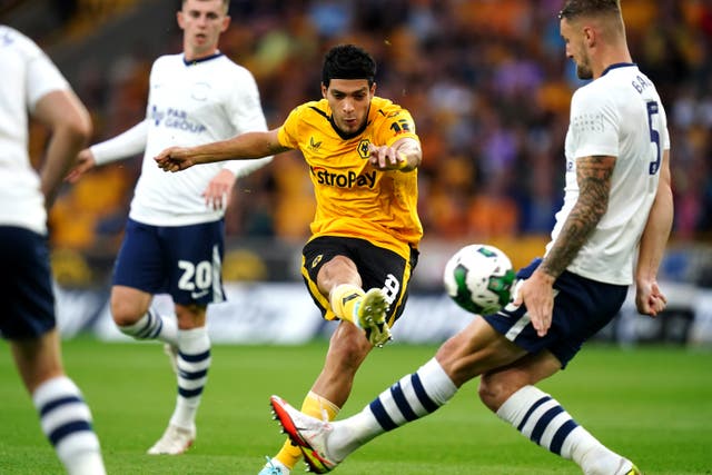 Wolves’ Raul Jimenez has not played since August. (David Davies/PA)