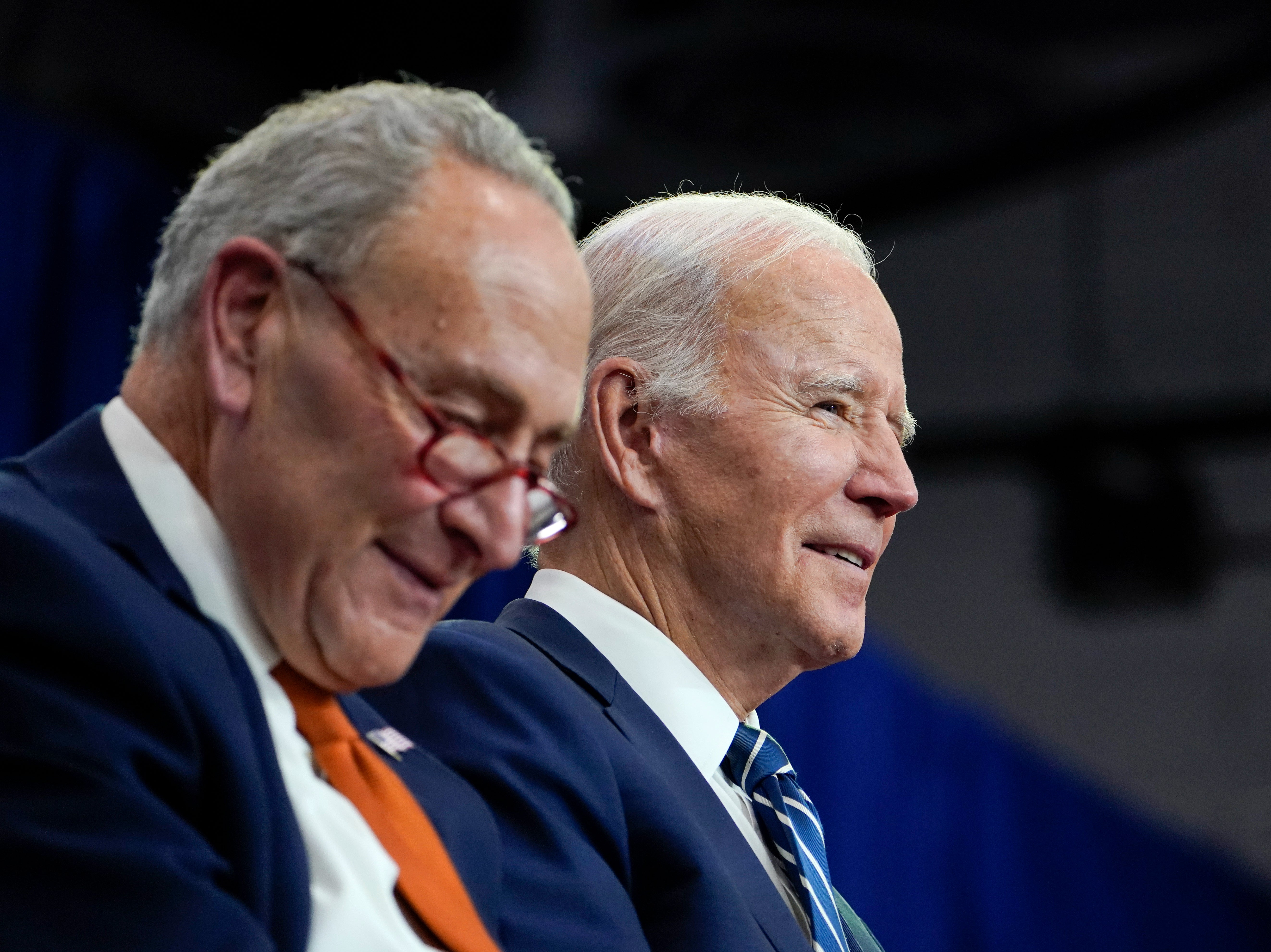 Chuck Schumer and Joe Biden