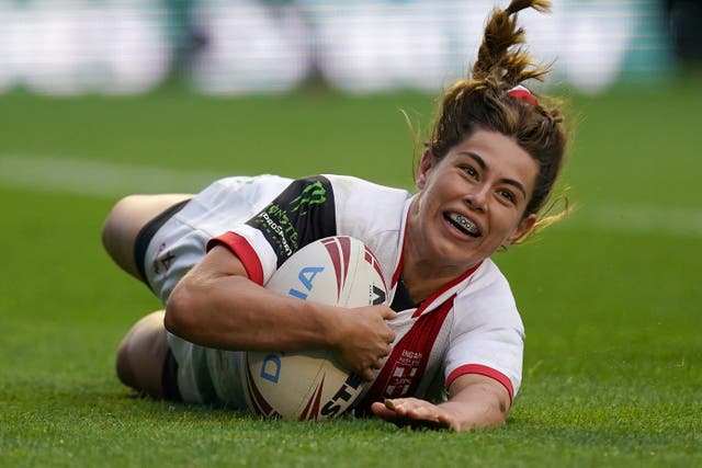 Emily Rudge is preparing to lead England at her fourth women’s Rugby League World Cup (Mike Egerton/PA)