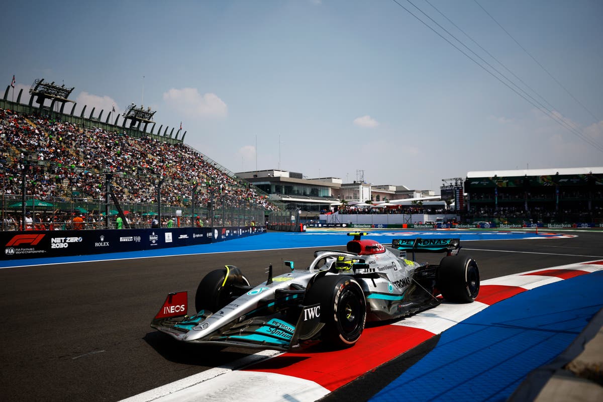 Lewis Hamilton fifth in first practice at Mexican GP as Ferrari duo set pace