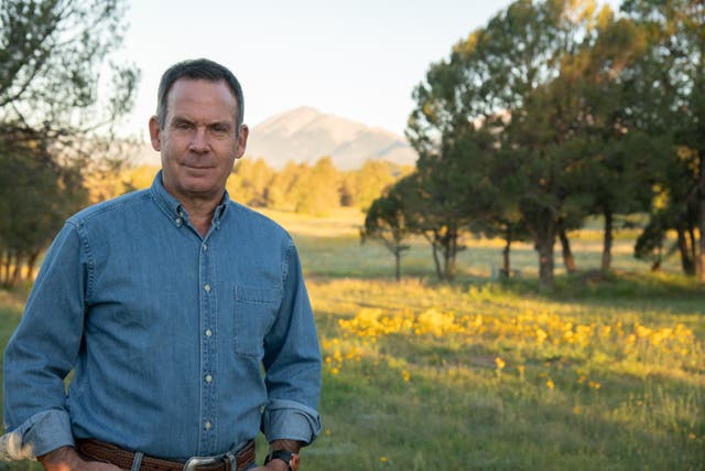 <p>Democrat Adam Frisch, who lives in Aspen with his wife and two children, has positioned himself as a moderate in the race against outspoken Boebert in Colorado’s 3rd congressional district</p>
