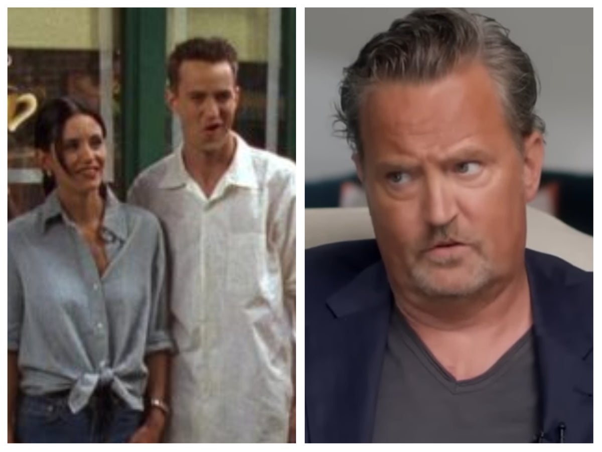Matthew Perry describes watching ‘painfully thin’ version of himself on Friends as ‘very hard’
