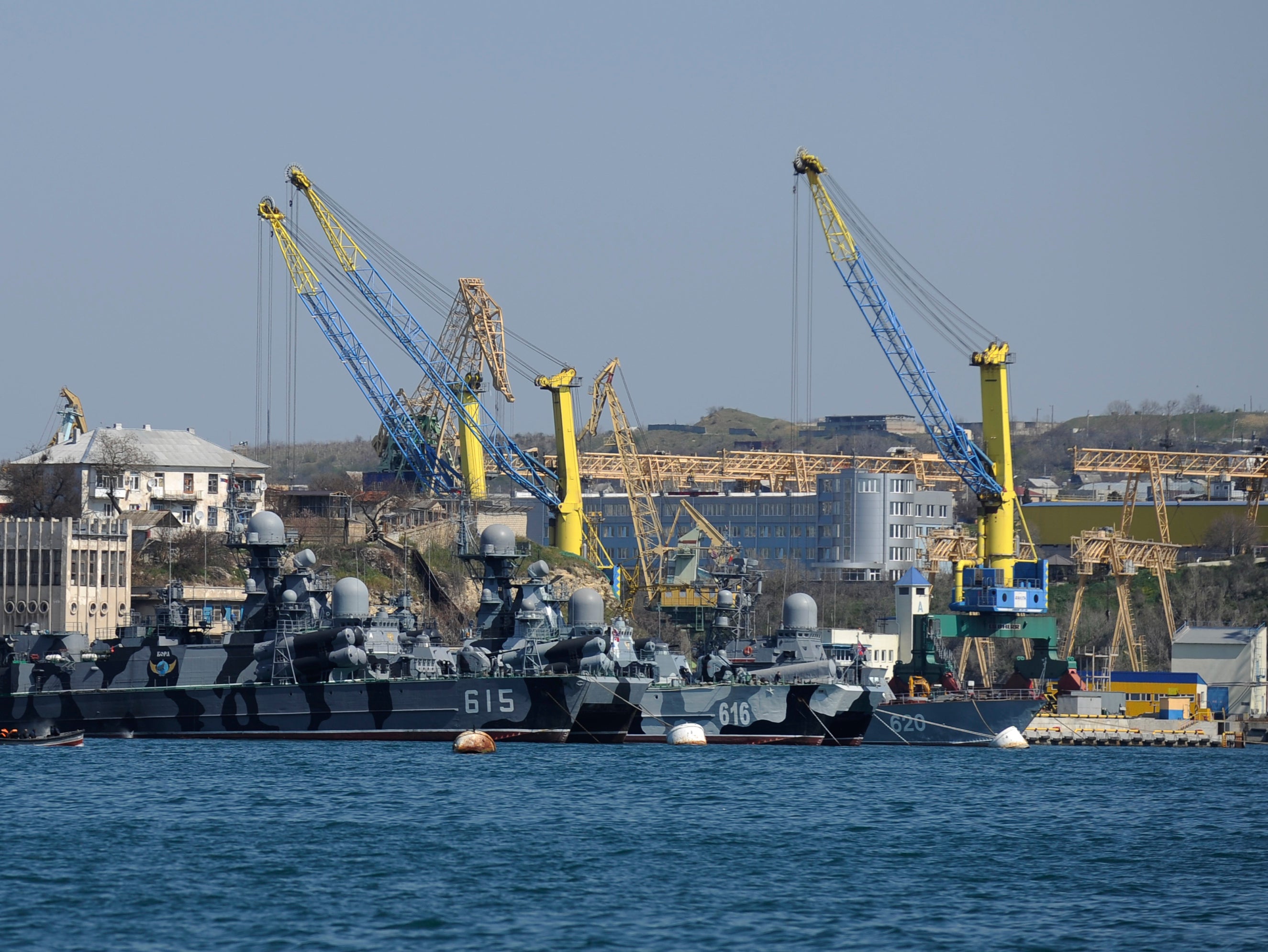 Moscow described the alleged Ukrainian drone strike in the port of Sevastopol as a ‘terrorist attack’