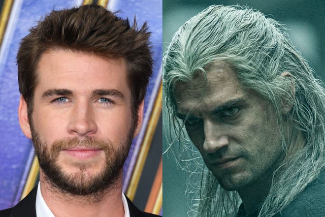 Liam Hemsworth and Henry Cavill in ‘The Witcher’