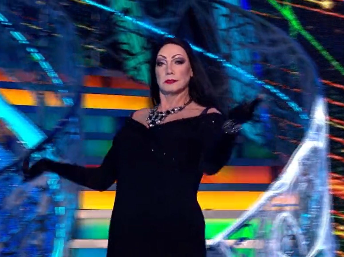 Strictly speaking, Craig Revel Horwood's Morticia Addams costume draws ...
