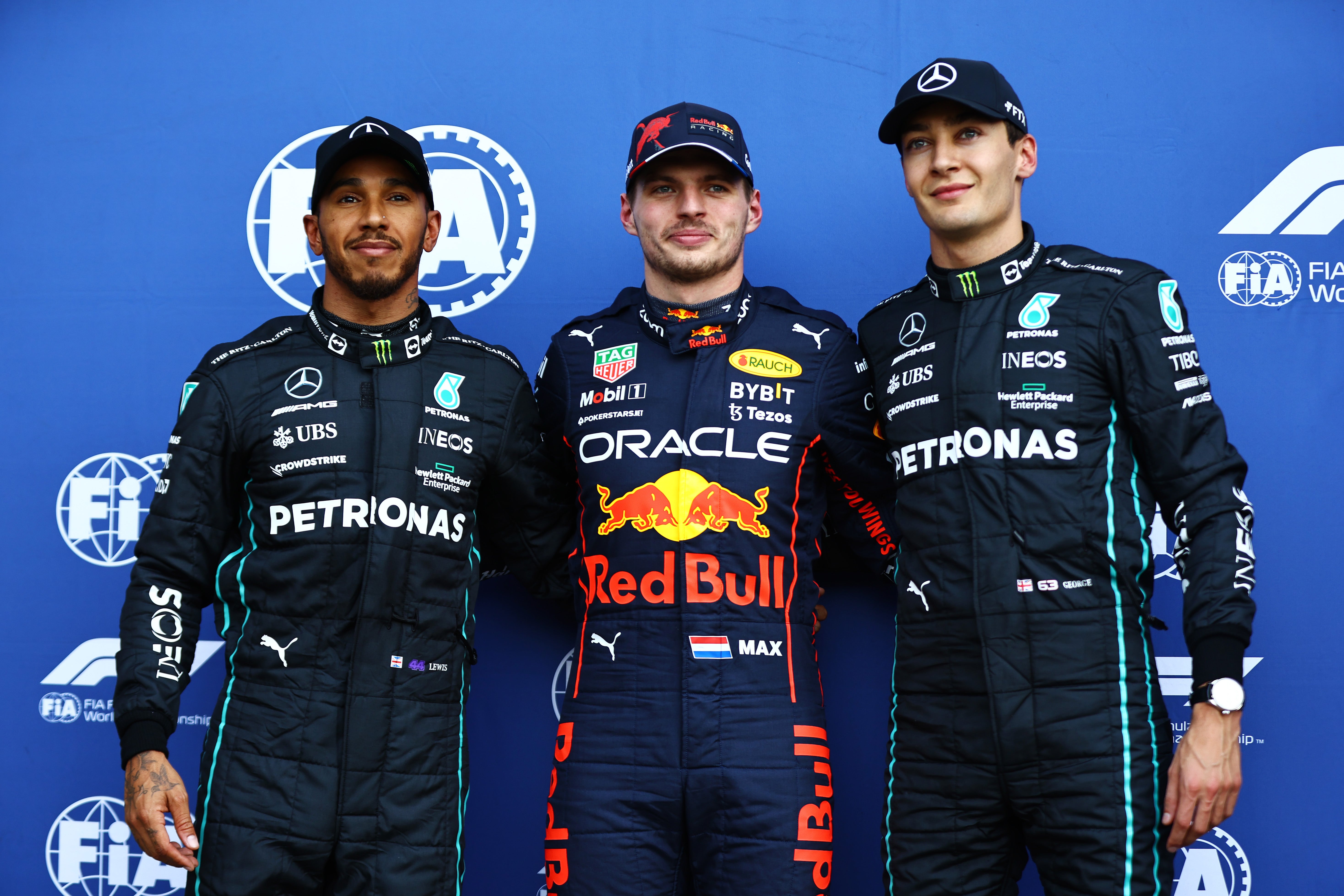 Max Verstappen claimed pole in Mexico, with George Russell in second and Lewis Hamilton starting in third