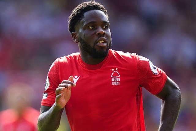 Forest midfielder Orel Mangala aims to force his way into Belgium’s World Cup with his performances for the Premier League side (Mike Egerton/PA Images).